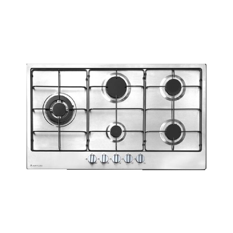 Buy Artusi Cooktop 90cm Natural Gas Stainless Steel CAGH90ETX MyDeal