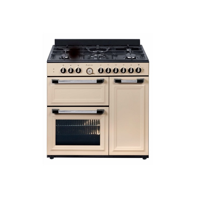 Buy Artusi Freestanding Cooker 100cm with Gas Hob Cream AFGR935CR MyDeal