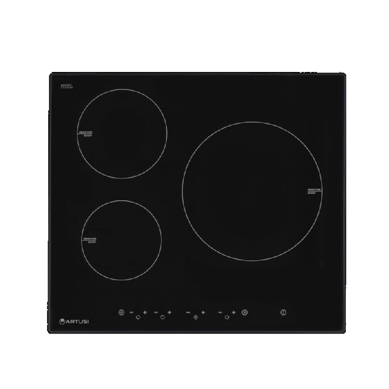 Buy Artusi Induction 60cm Cooktop Black CAID63B MyDeal