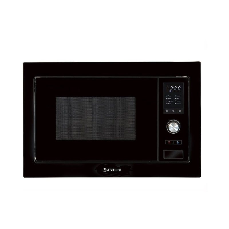 Buy Artusi Microwave 28L W/ Trimkit Attached Glass Black AMG28TKB MyDeal