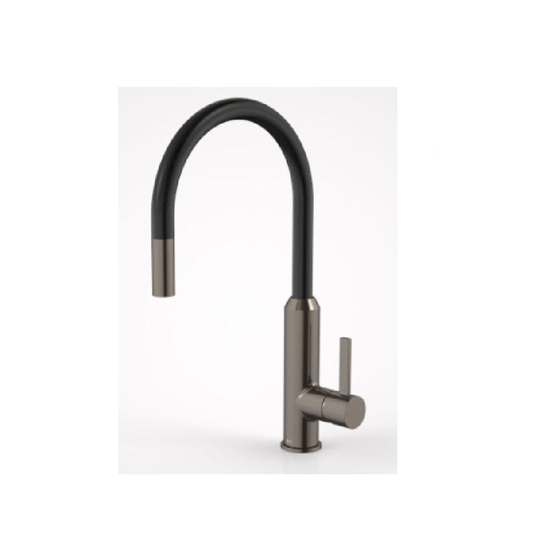 Buy Dorf Vixen Retractable Sink Mixer Black Nickel 6495.094A MyDeal