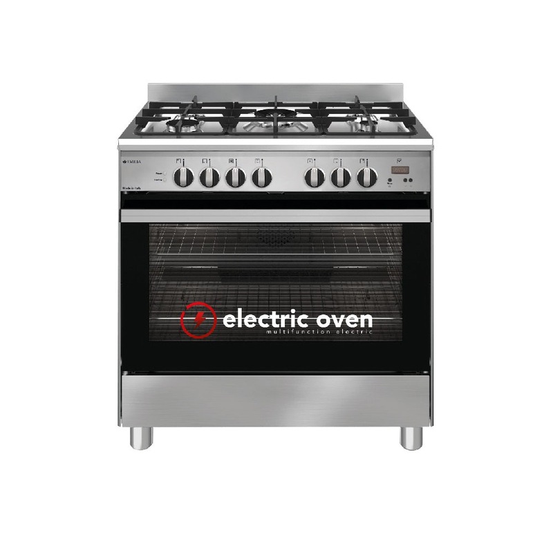 Buy Emilia Freestanding Oven 80cm Dual Fuel cooker, 5 gas burners
