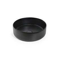 Eva Round Counter Top Basin 360mm Matte Black BEQAM2-MB