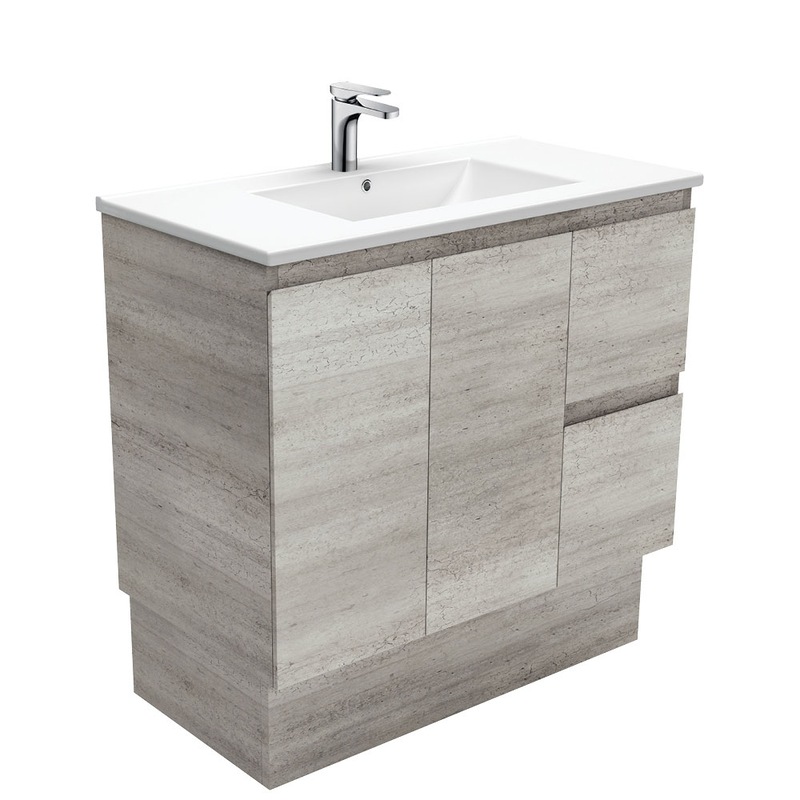 Fienza Dolce Edge Industrial 900mm Vanity Kickboard (Left Drawers