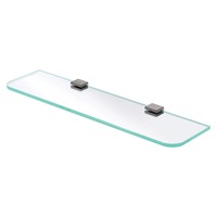 Fienza Tono Glass Shelf 500mm Gun Metal 85107GM
