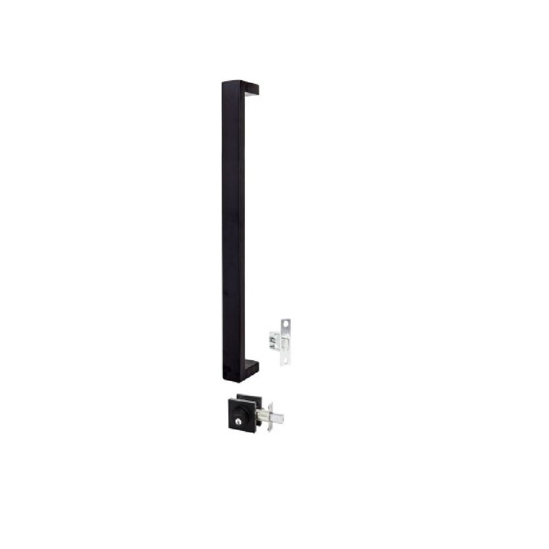 Buy Gainsborough Oblong 600mm Pull Handle Entrance Set Matte Black