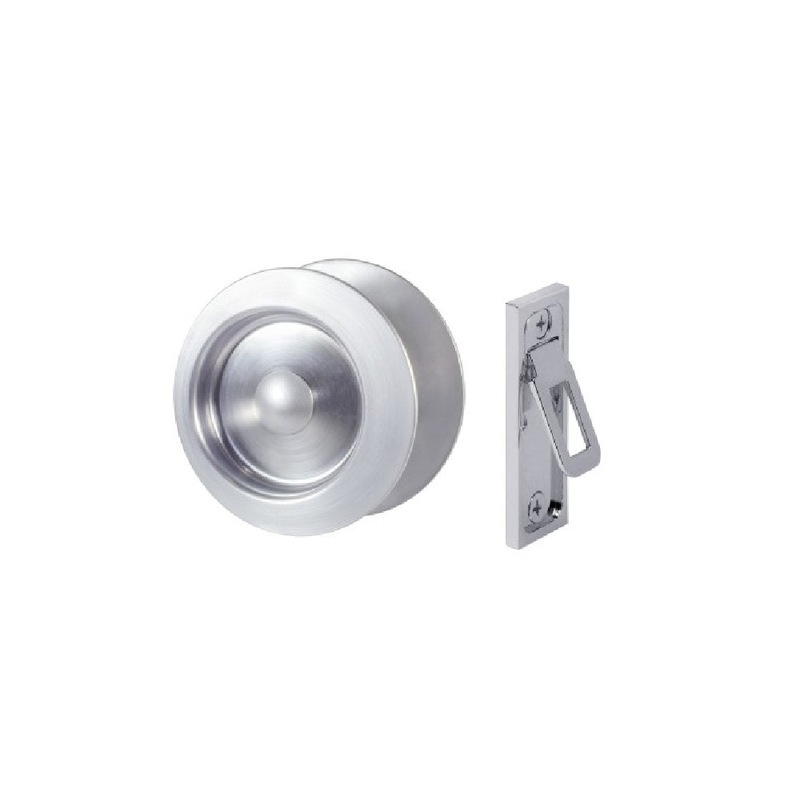 Buy Gainsborough Passage Sliding Cavity Set Circular Brushed Satin
