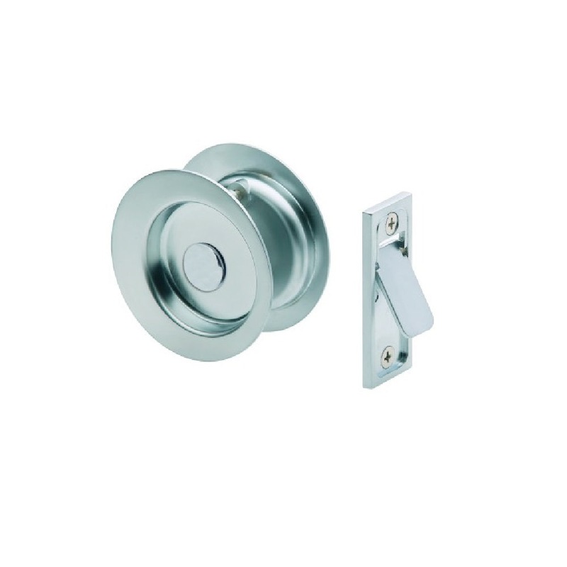 Buy Gainsborough Passage Sliding Cavity Set Circular Satin Chrome