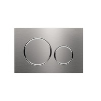 Geberit Sigma 20 Flush Plate Brushed Stainless Steel 115.882.SN.1