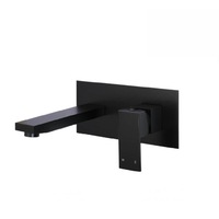 Meir Basin/ Bath Combination Mixer & Spout Square MC01 Matte Black