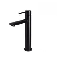 Meir Basin Vessel Mixer Round Matte Black MB04-R2