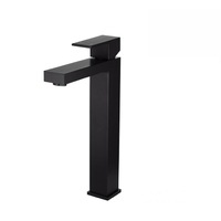 Meir Basin Vessel Mixer Square Matte Black MB04