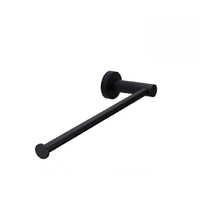 Meir Guest Towel Rail Round Matte Black MR05-R