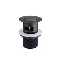 Mildon Pop up Waste Basin 32mm x 70mm w/Overflow Matte Black 1085BLM