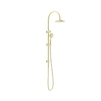 Nero Mecca Twin Shower With Air Shower Brushed Gold NR221905bBG