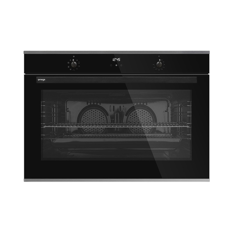 Buy Omega Electric Wall Oven 90cm 9 Function Dark Stainless Steel