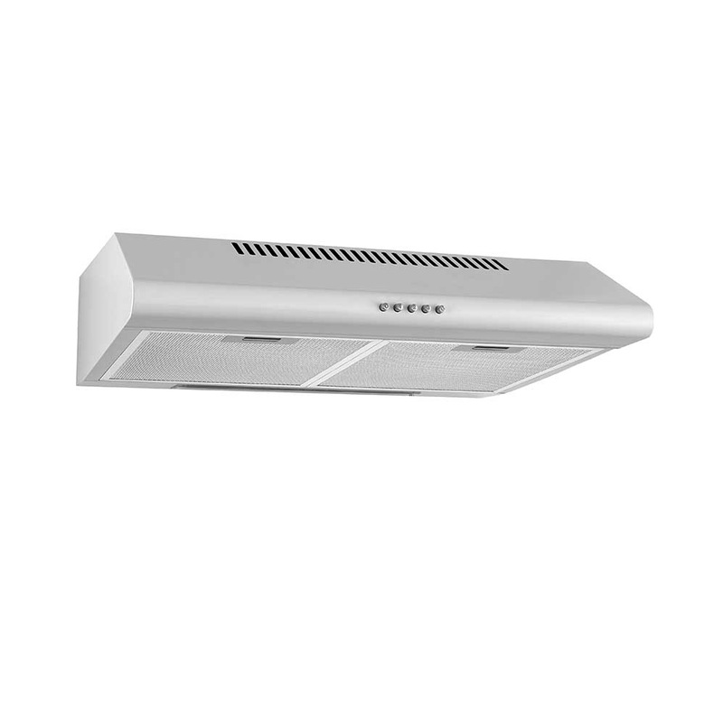 Buy Omega Rangehood Fixed 60cm, 326m³/hr max airflow, Stainless Steel ...