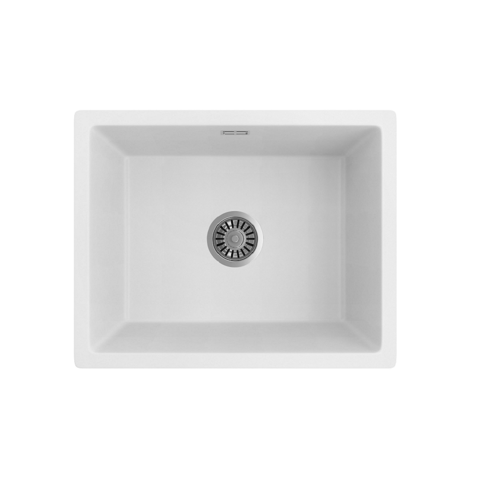 Seima Oros White Sink 550 x 440mm Bowl (Abovemount or Undermount) No Taphole 191161