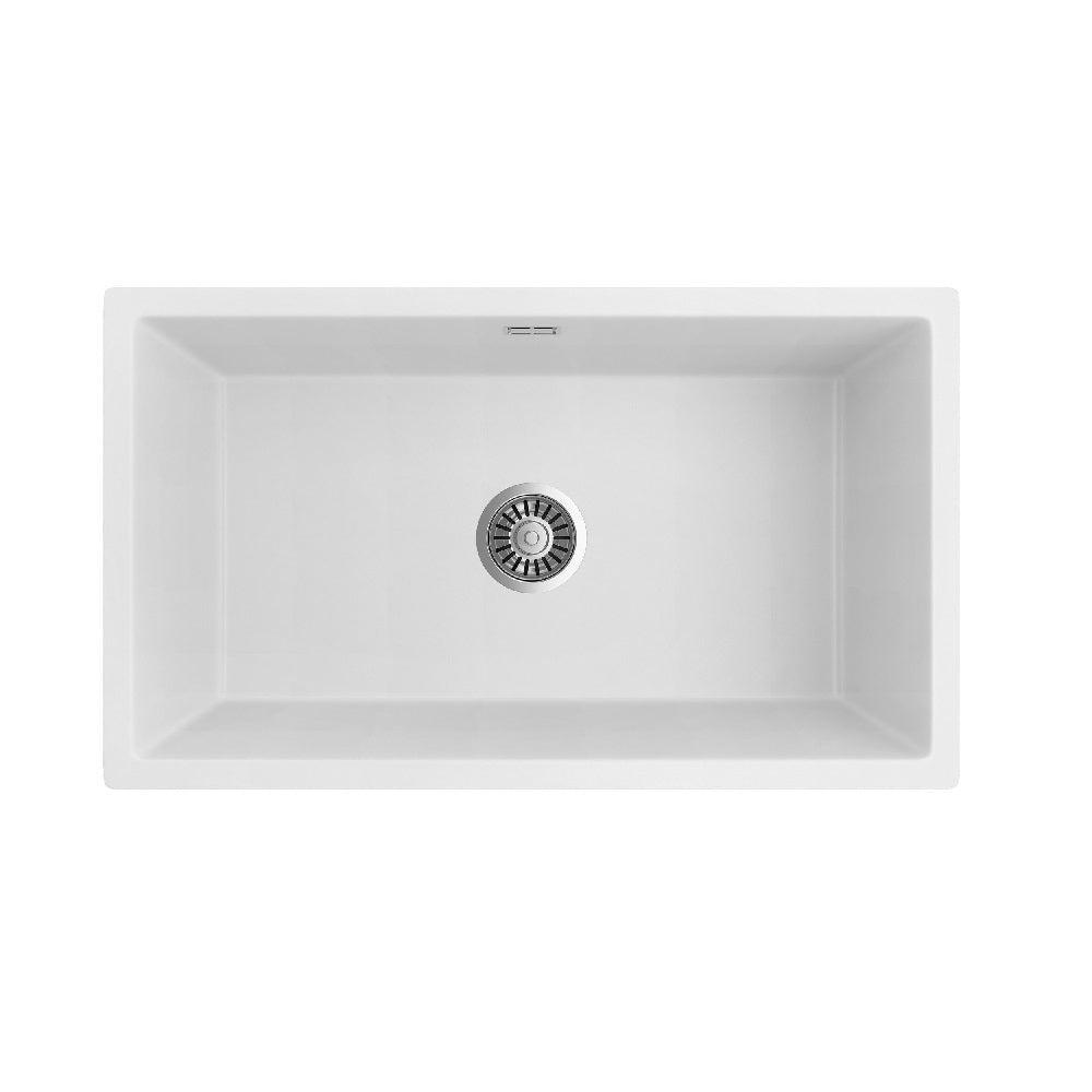 Seima Oros White Sink 752 x 440mm Bowl (Abovemount or Undermount) No Taphole 191035
