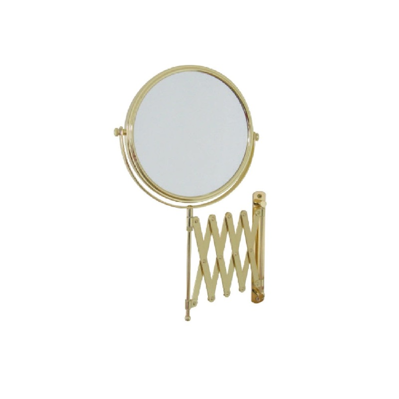 Buy Thermogroup 1 & 4x Magnification Gold Wall Mounted Shaving Mirror