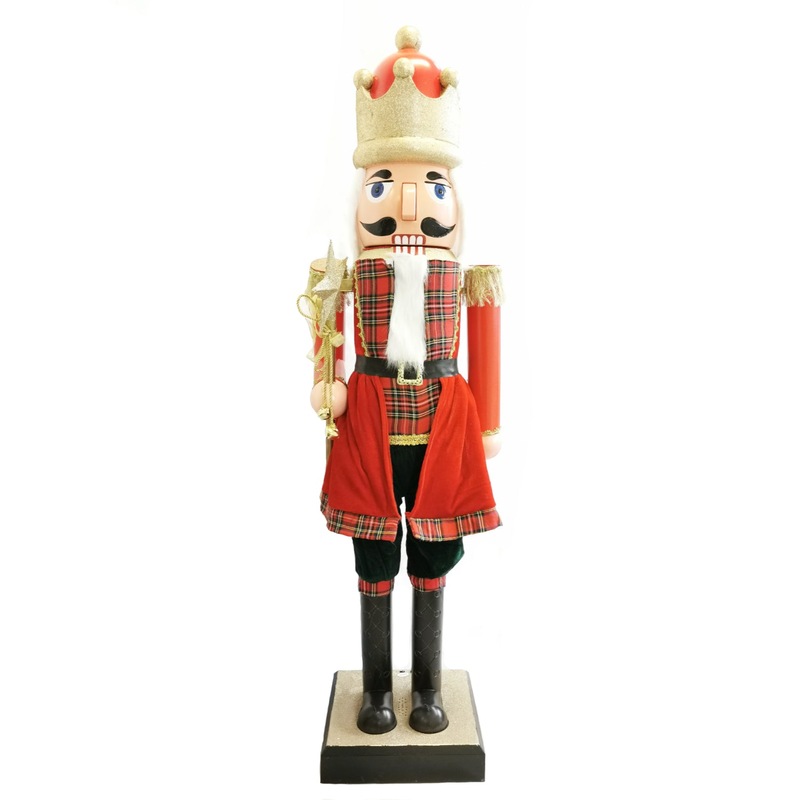 160cm Musical Animated Moving Nutcracker Sings Jingle Bells Christmas