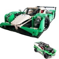 24 Hours Race Car 1249 Block Pcs 2 in 1 SUV Racer Bonus Rebrickable Lawn Mower