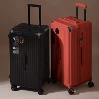 30" Slab Design 2-Compartment Travel Luggage Suitcase Carry-On Checked Hard Shell Ultra Light TSA Lock