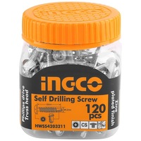 INGCO 120 Pcs 8G Truss head 32mm Self Drilling Screw Zinc