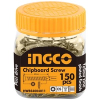 INGCO 150 Pcs 8G CS 40mm Drywall Screw Zinc Pozi
