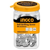 INGCO 150 Pcs 8G Truss head 25mm Self Drilling Screw Zinc
