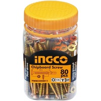 INGCO 80 Pcs 10G CS 80mm Drywall Screw Zinc Pozi