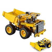 Mining Truck 362 Block Pcs 2 in 1 Wheel Dozer Bonus Rebrickable Airplane