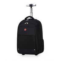 Saron 18" Wheeled Cabin Business Travel Carry-on Luggage Convertible Trolley Backpack
