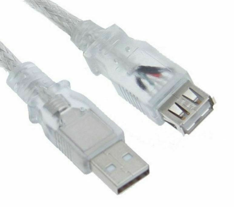 Astrotek USB 2.0 Extension Cable 3m - Type A Male to Type A Female Transparent