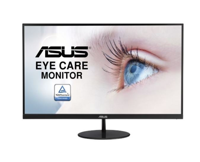 ASUS VL278H 27' Eye Care Monitor (1920x1080) Adaptive-Sync/FreeSync™ Slim, Wall Mount, Blue Light, 75Hz, 2 x 2W RMS Stereo Speakers, HDMIx2/D-Sub