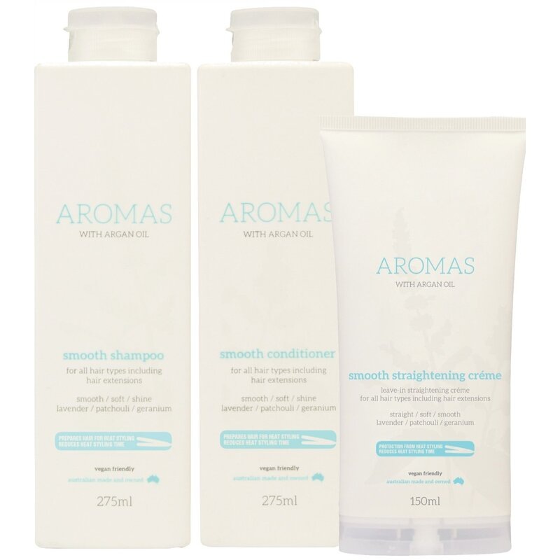 Buy Nak Aromas Smooth Shampoo Conditioner and Smoothing Creme Pack MyDeal