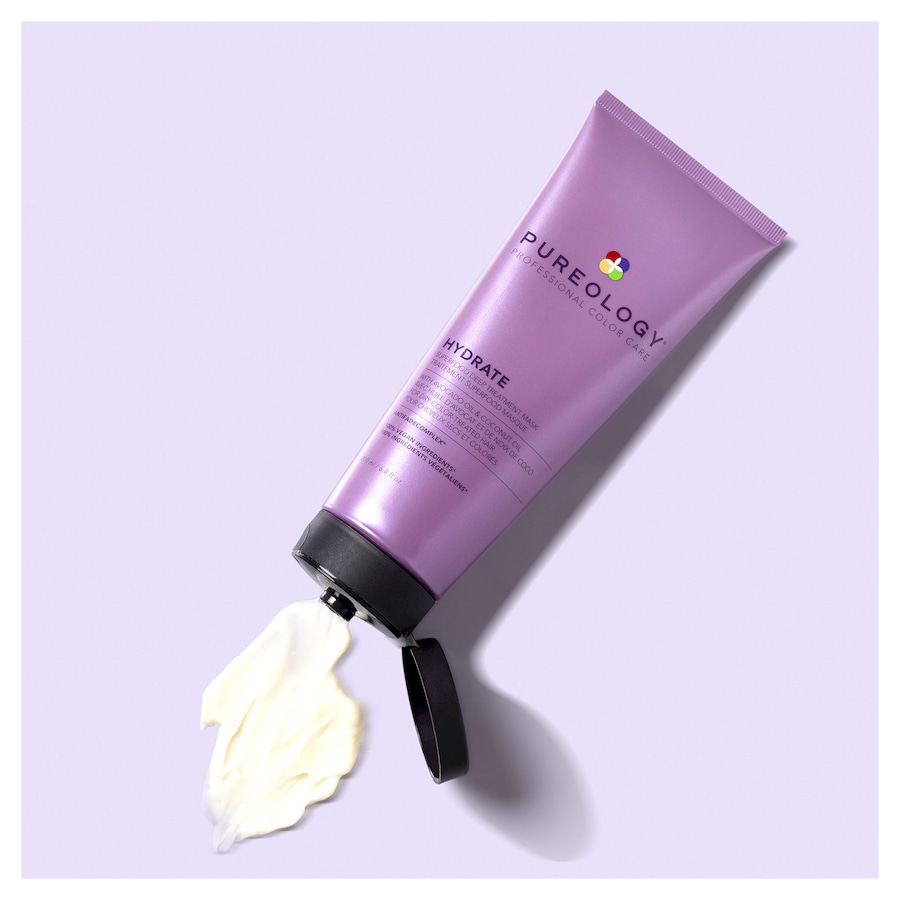 Pureology Hydrate Superfood Treatment intensely moisturizes and softens hair
