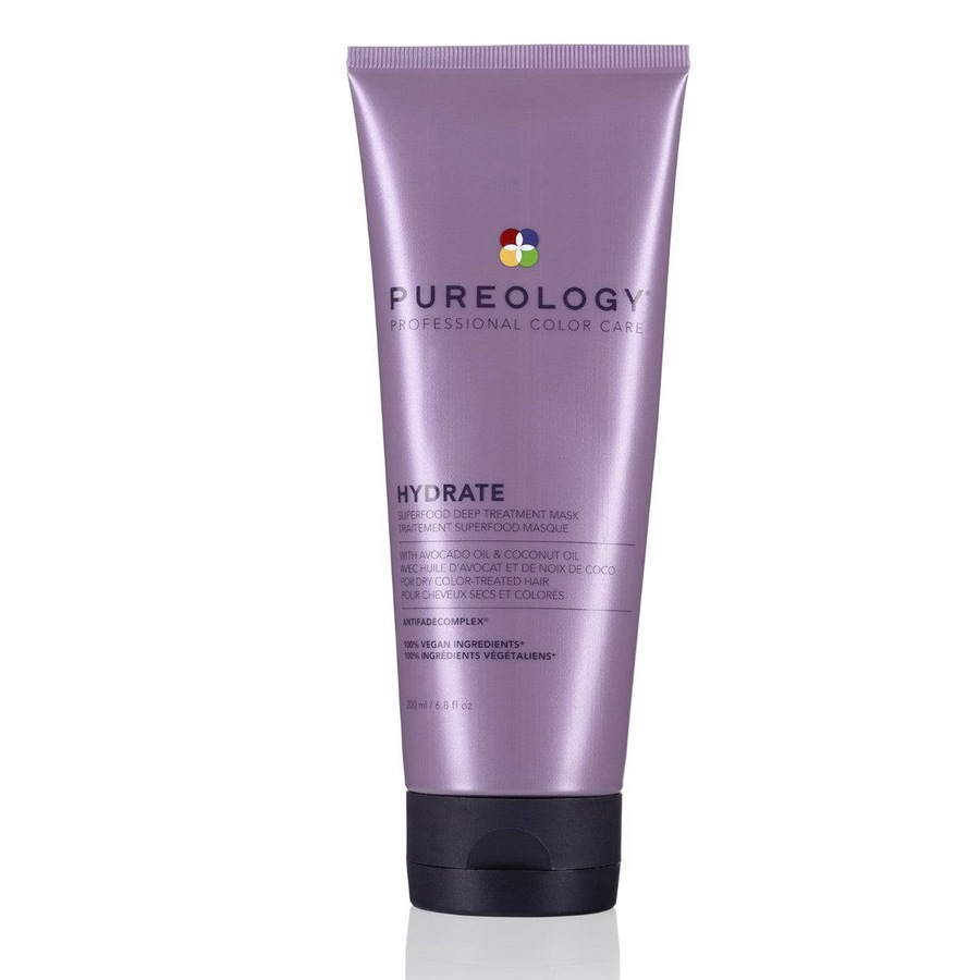 Pureology Hydrate Superfood Treatment intensely moisturizes and softens hair