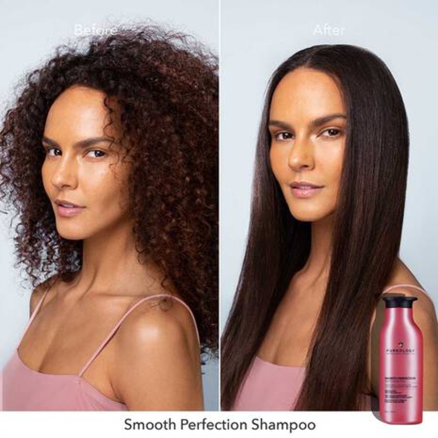 Pureology Smooth Perfection 250ml Duo lessens frizz in textured & straight hair