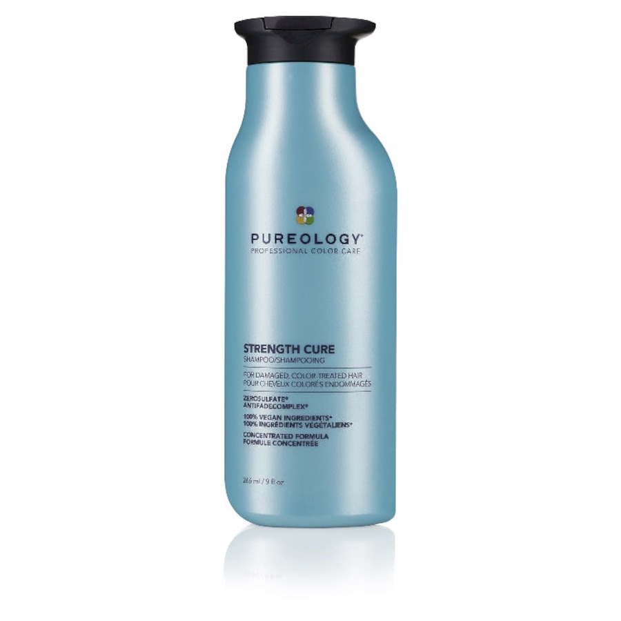 Pureology Strength Cure Shampoo fortifies & repair damaged, color-treated hair