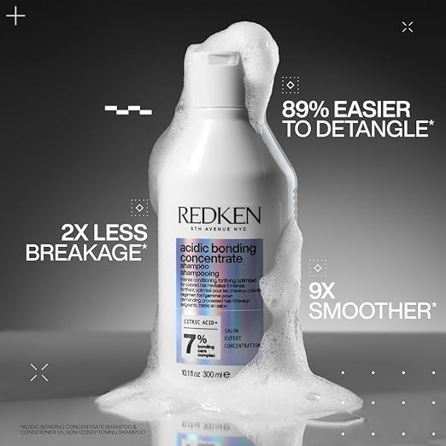 Redken Acidic Bonding Concentrate Shampoo 300ml Optimized for Colored Hair