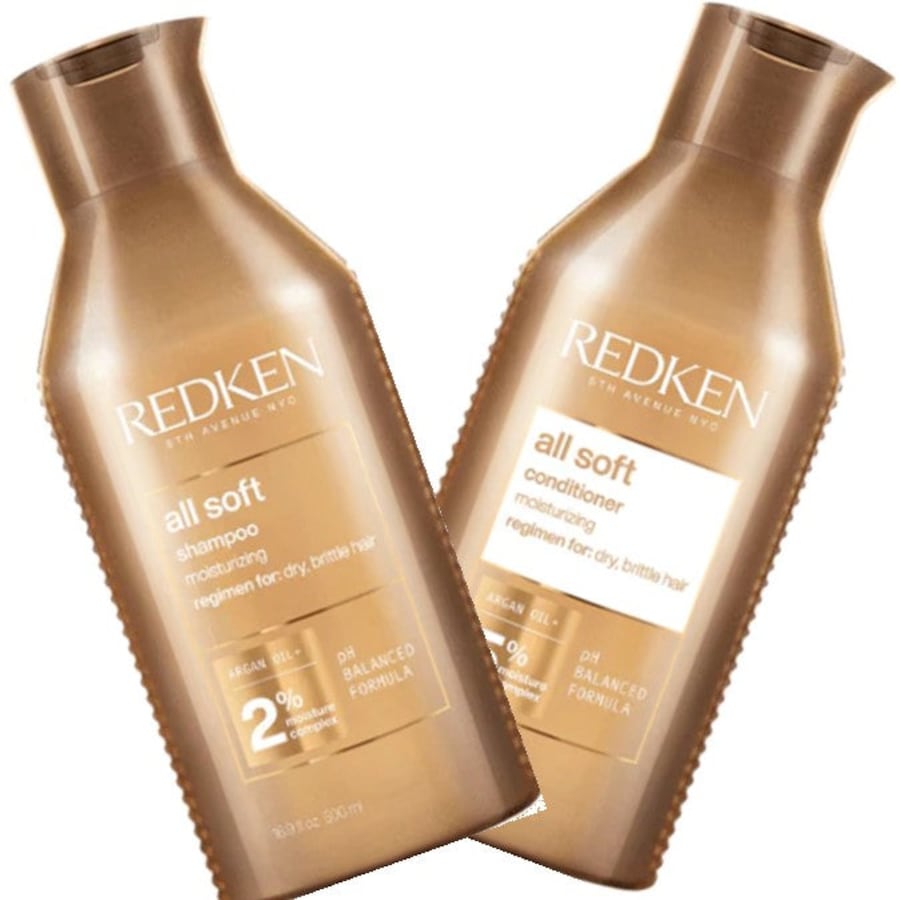 Redken All Soft Shampoo & Conditioner 300ml Duo Hair in Need of Moisture