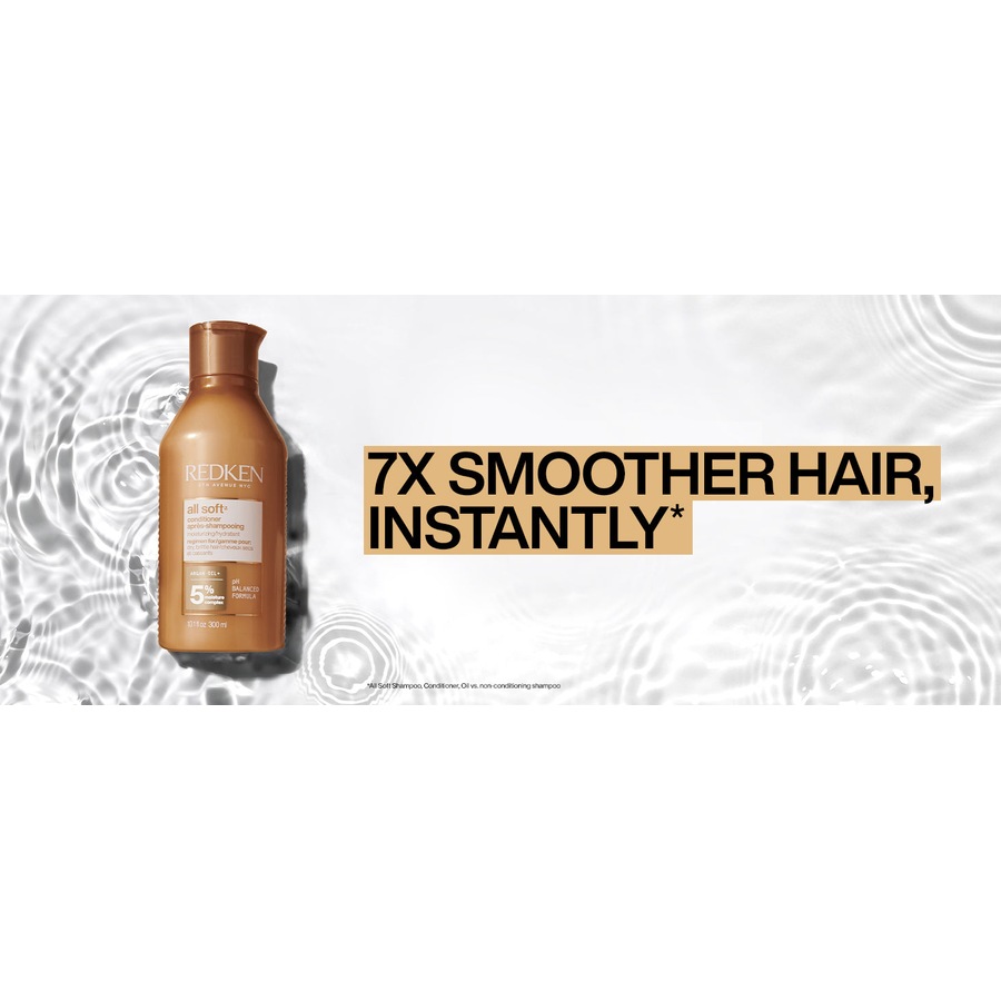 Redken All Soft Shampoo & Conditioner 300ml Duo Hair in Need of Moisture