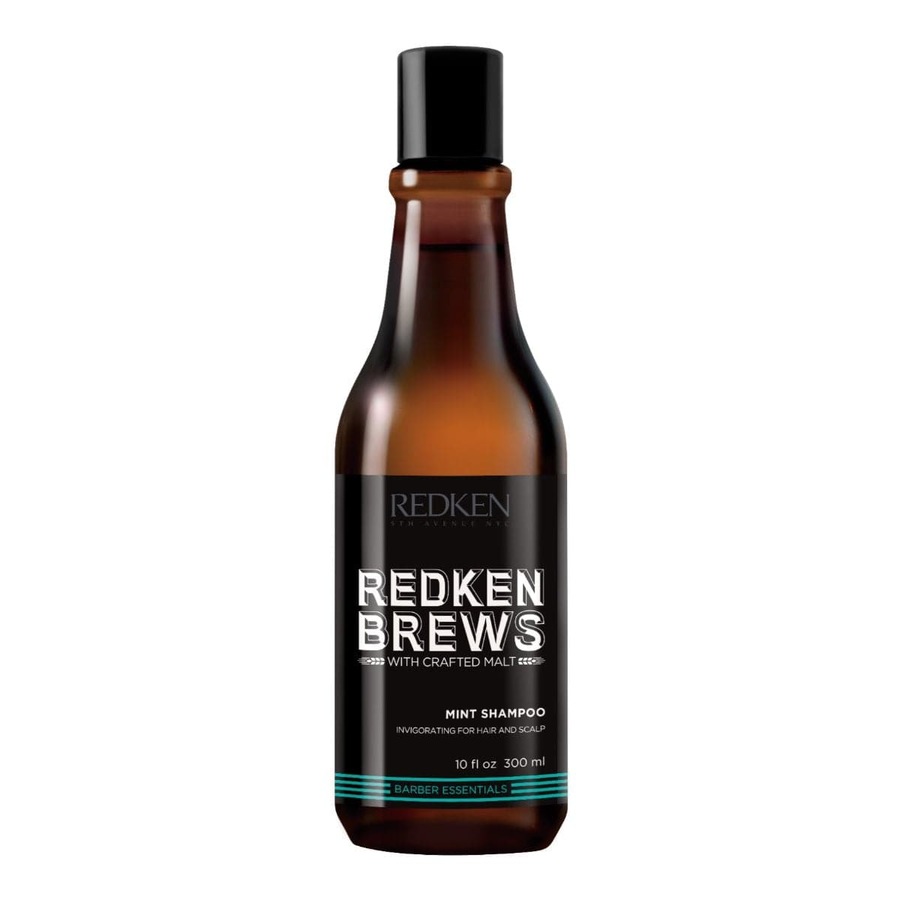 Redken Brews Mint Clean Shampoo 1 x 300ml All hair types for men