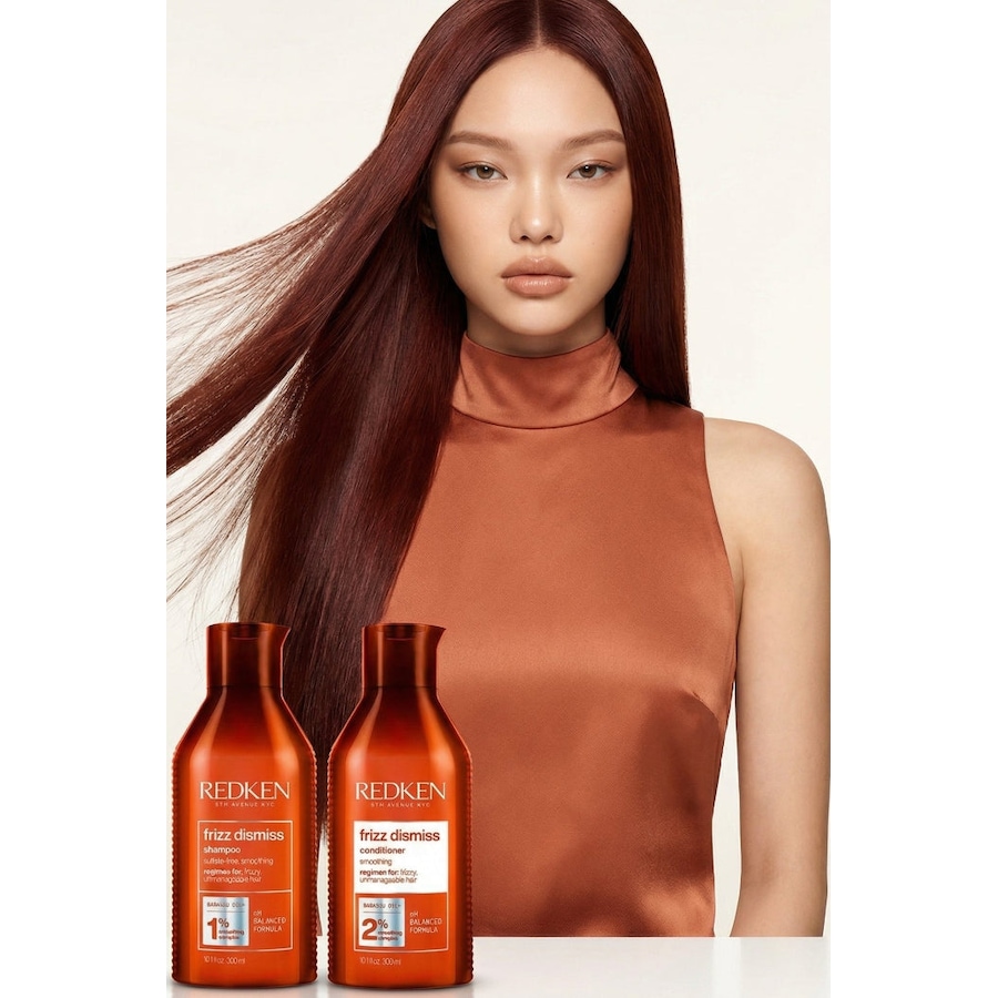 Redken Frizz Dismiss Shampoo & Conditioner Duo 300ml - Anti-Frizz Set