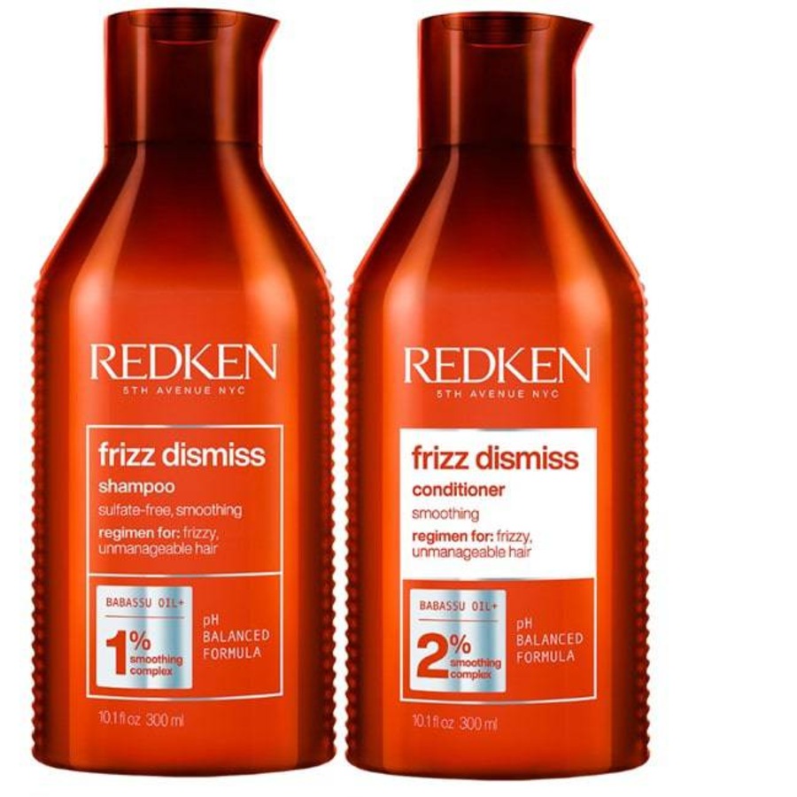 Redken Frizz Dismiss Shampoo & Conditioner Duo 300ml - Anti-Frizz Set