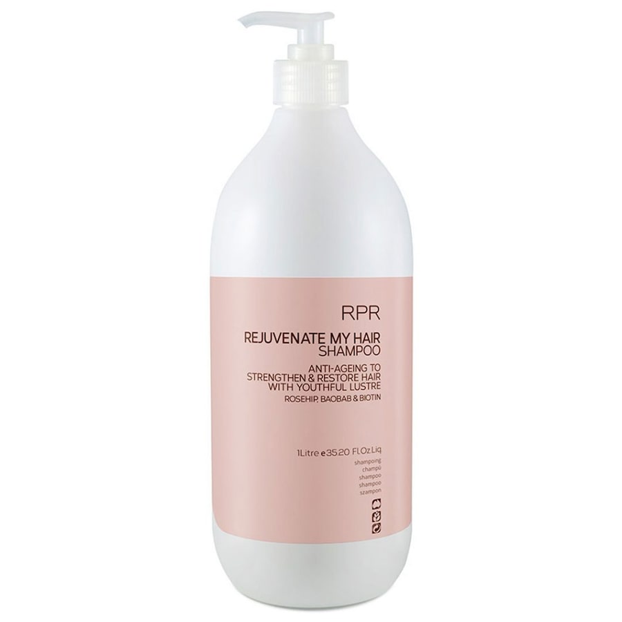 RPR Rejuvenate My Hair Shampoo 1L with Pump - Anti-Aging & Repairing