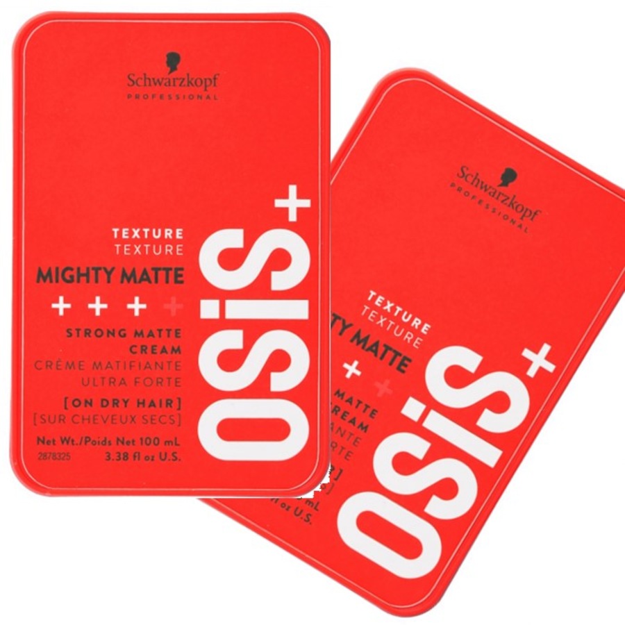 Schwarzkopf Osis+ Mighty Matte Ultra Strong Matte Cream (Ultra Strong) 85ml x 2