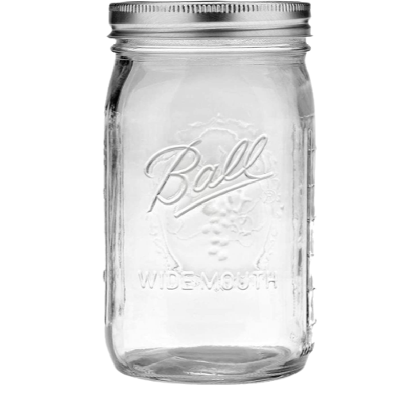 Buy 12 Pcs Canning Jars 480ml Regular Mouth Mason Jar Empty Glass Spice