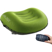 2.0 Camping Pillow, Ultralight Travel Pillow Inflatable Pillow, Beach Pillow, Compressible Compact Ergonomic Pillow for Neck, Lumbar Support While Camp (Green)